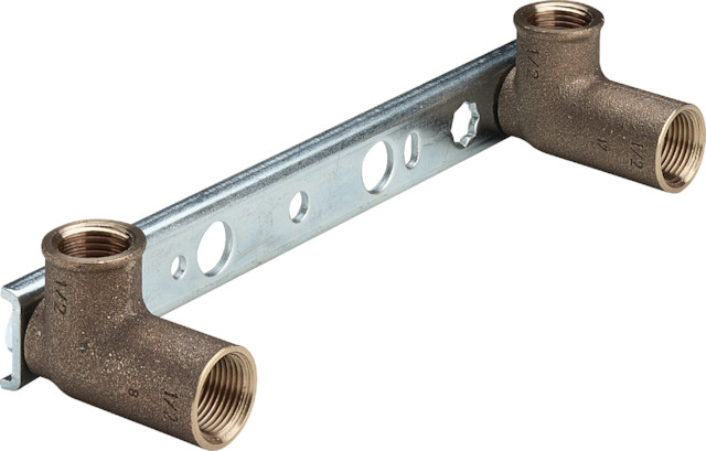 Viega Montageeinheit Gemini 94478 in Rp1/2xRp1/2x45x150x200mm Rotguss
