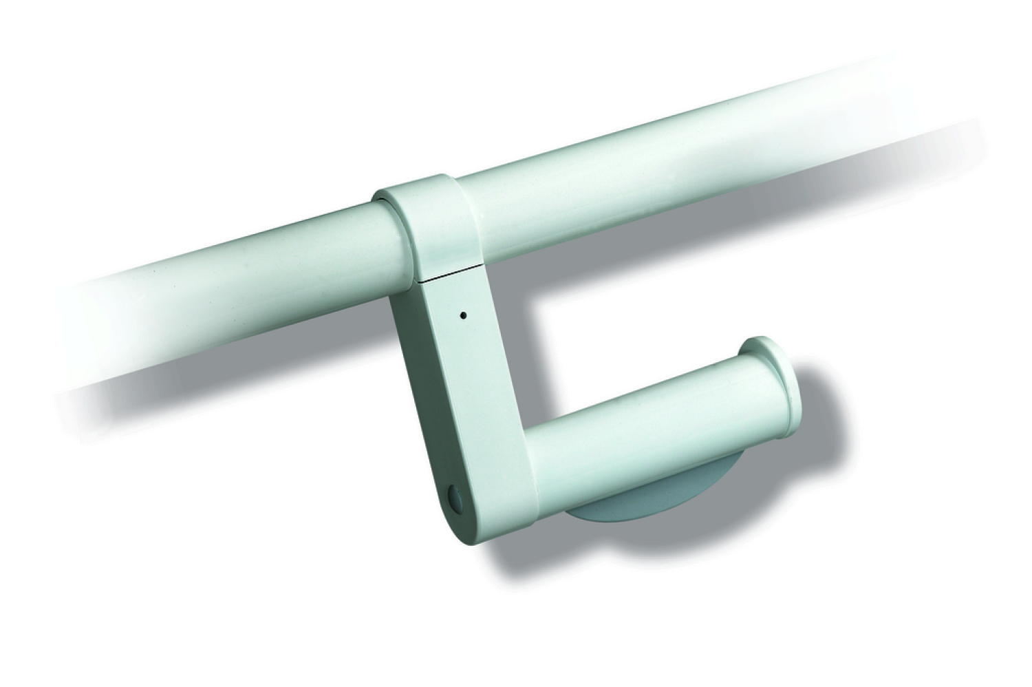 HEWI WC-Papierhalter, nachrüstbar, für Stangensystem d:33mm reinweiß