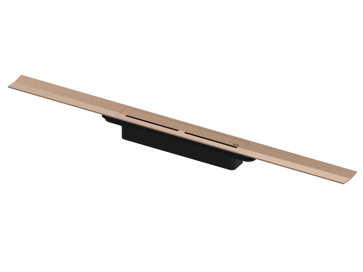 TECEdrainprofile Duschprofil, 1200 mm, Edelstahl, Rotgold gebürstet