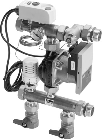 Viega Verteilerstation Fonterra 1254.2 mit Festwert