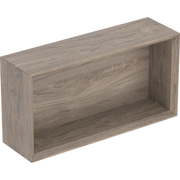 Geberit Wandbox rechteckig 45x23,3x13,2cm, Nussbaum hickory