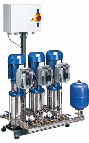 KSB Druckerh. DeltaBasic MVP 2-04/05 mit 2 Movitec 04/05, 0,75kW, Zulauf F