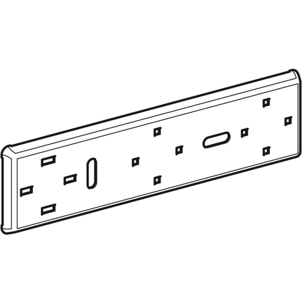 Geberit Montageplatte für Gaszähler verzinkt