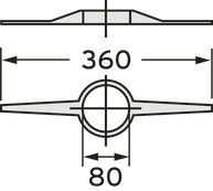 Vaillant Abstandshalter DN 80 (7 St.) f. Abgasleit. DN 80 (starr) im Schornst. Vaillant Abstandshalter DN 80 (7 St.) f. Abgasleit. DN 80 (starr) im Schornst.
