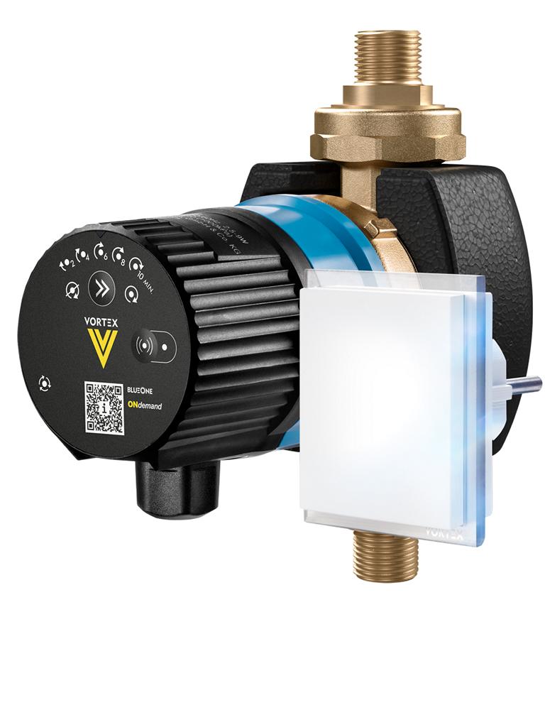 Vortex Pumpe BWO 155 V 1/2"i / 3/4"a MA mit Verschr., ONdemand mit Funkschalter