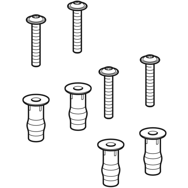 Geberit Befestigungsmaterial f. Funkt.Einh. f. Geberit AquaClean Sela/Alba Geberit Befestigungsmaterial f. Funkt.Einh. f. Geberit AquaClean Sela/Alba