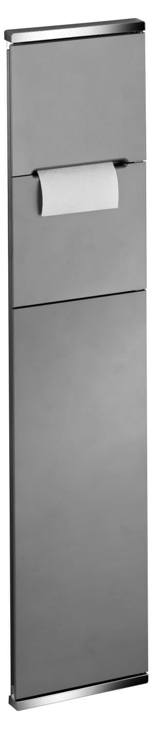 KEUCO Modul WC 1 Plan Integral 44964, verchromt/weiß, rechts angeschlagen