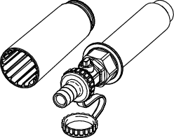 TECE Seal System Baustopfen 1/2" mit Füll- und Entleerhahn inkl. Dichthülse