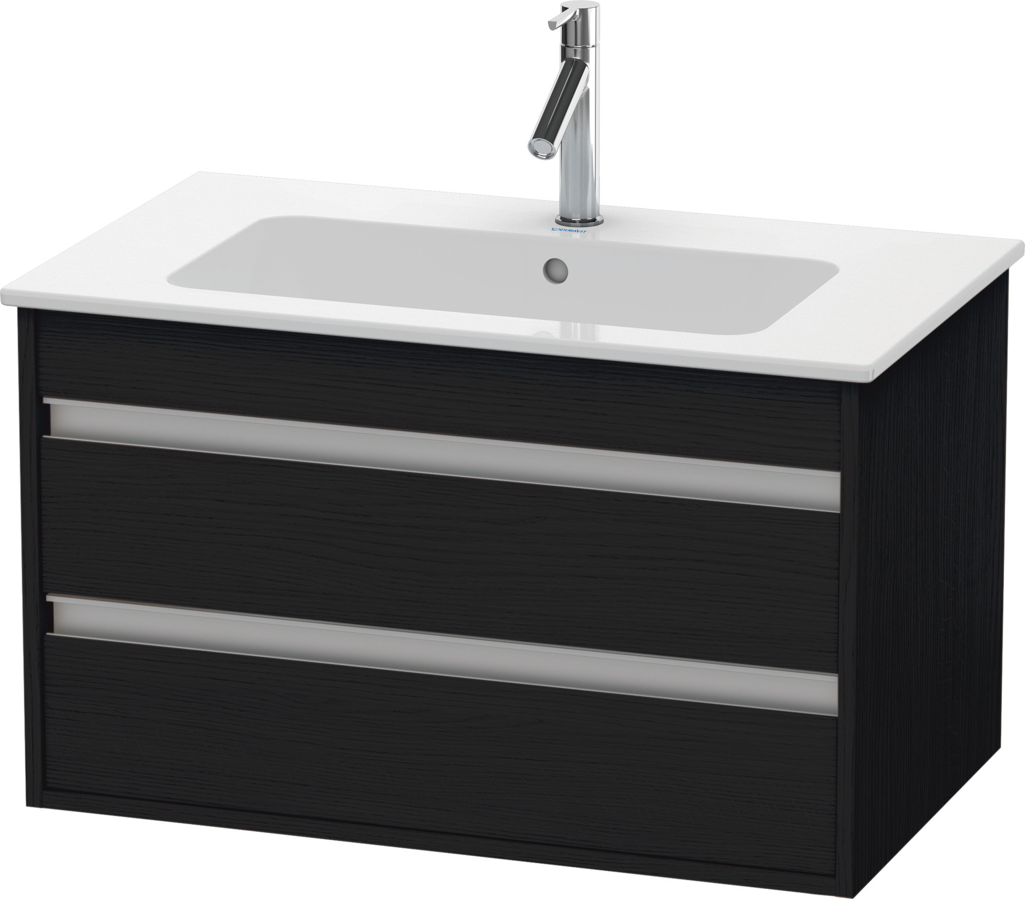 Duravit WTU Ketho f. ME by Starck, 2 Schubk. 480x800x475mm, Eiche Schwarz