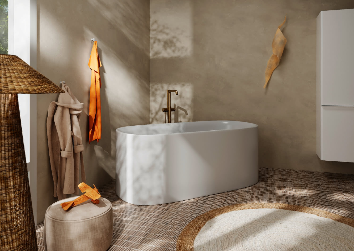 Hansgrohe Wannenmischer Tecturis S bodenstehend BBR