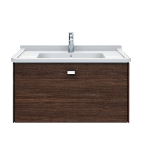 DU Möbelwaschtisch Starck 3 850 mm mit ÜL, mit HLB, 1 HL, weiß WonderGliss DU Möbelwaschtisch Starck 3 850 mm mit ÜL, mit HLB, 1 HL, weiß WonderGliss