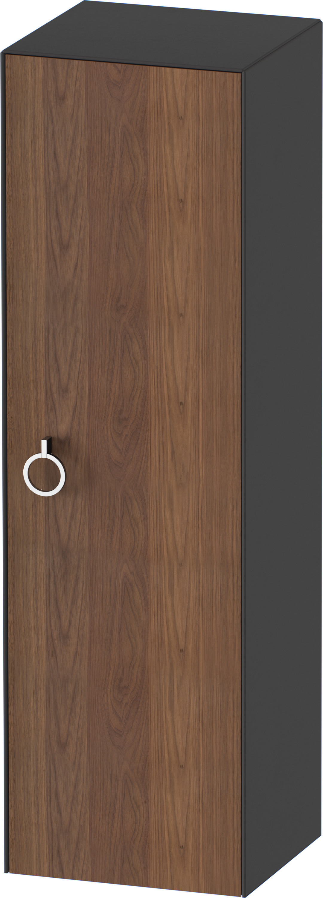 Duravit Halbhochschrank White Tulip,m.Griff TA r,1320x400x360,A.Nussb.M./Graph.Sdm