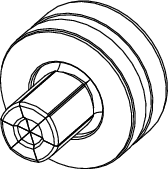 TECE-Ersatzteil Aufweitkopf V 25 mm TECE-Ersatzteil Aufweitkopf V 25 mm