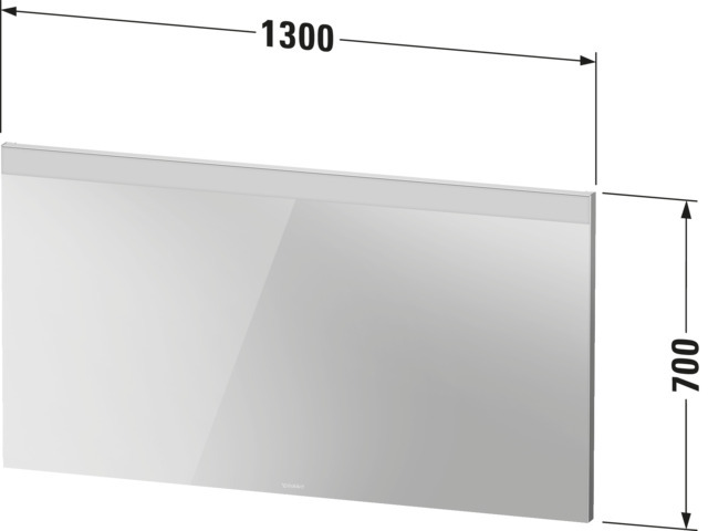 Duravit Spiegel Licht & Spiegel LM7839 Weiß 35x1300x700mm
