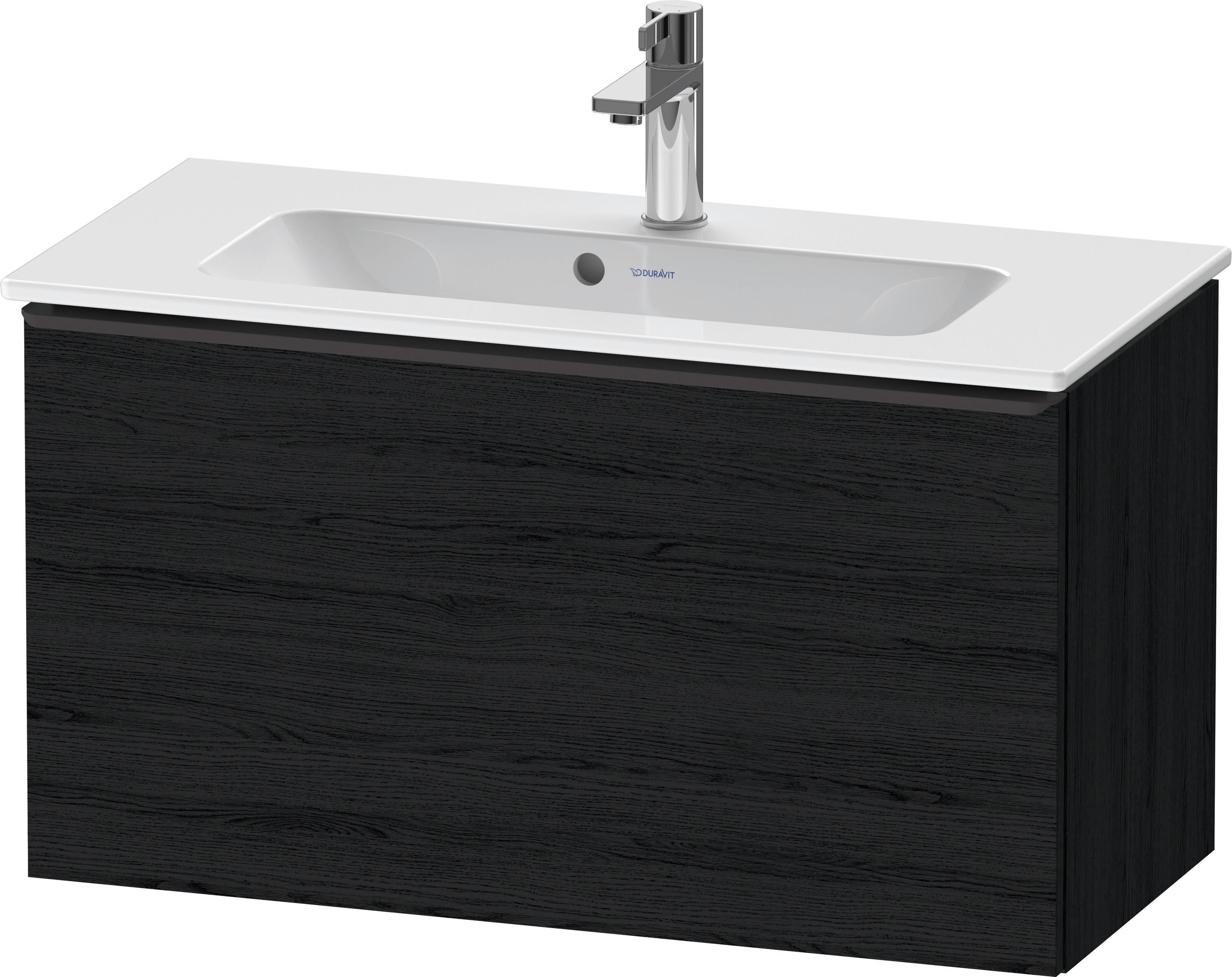Duravit D-Neo WTU,Wdh,Ausz:1,Gr:Diamant Schw. 810x372x440mm,Eiche Schwarz Matt,Dekor