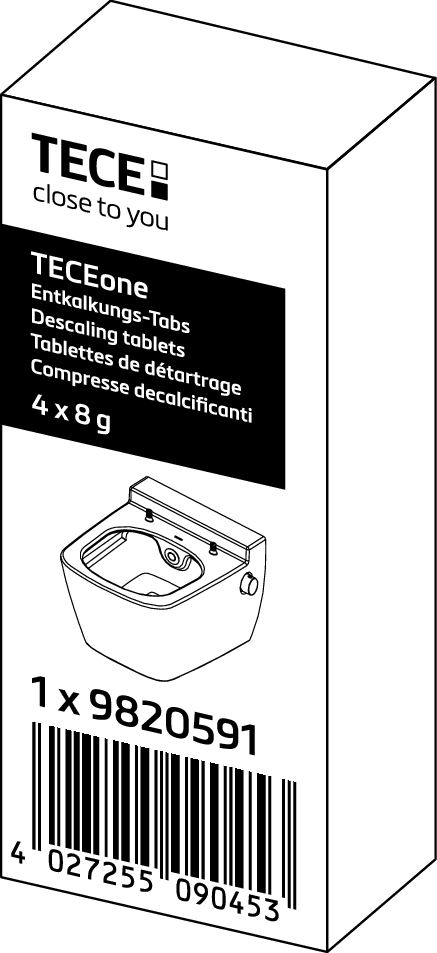 TECE-Entkalkungstabs (4 Stück)