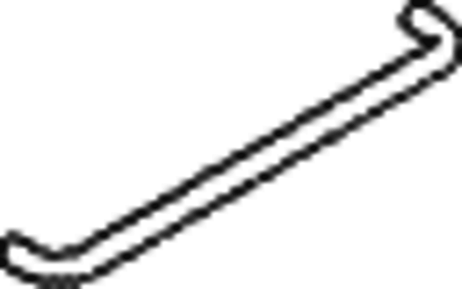 HEWI Badetuchhalter Ser 477, AM:570 o. Rosetten lichtgrau