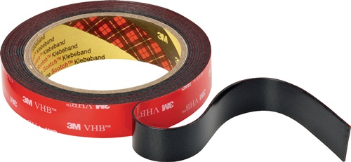 Montageband VHB Tape 5952F schwarz L.3m B.19mm Rl.3M Montageband VHB Tape 5952F schwarz L.3m B.19mm Rl.3M