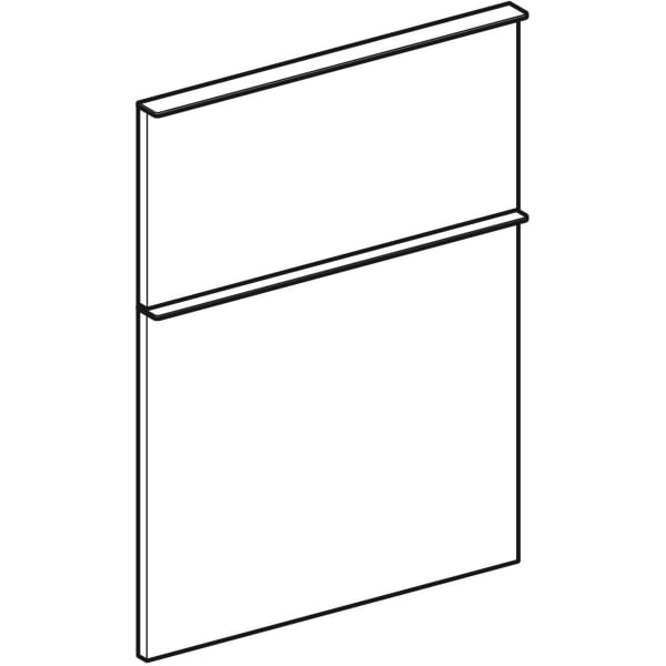 Geberit Set Schubl. Frt f. iCon Seitenschrank Breite 45 cm, weiß (2 St.)