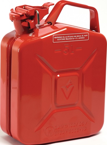 Kraftstoffkanister Inh.5l Feuerrot RAL 3000 Stahlbl.L230xB120xH310mm VALPRO Kraftstoffkanister Inh.5l Feuerrot RAL 3000 Stahlbl.L230xB120xH310mm VALPRO