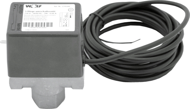 Wolf Dreiwegeumschaltventil 1" IG - DN25 230V, für BWL-1S(B)