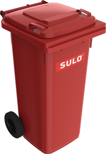 Müllgroßbehälter 120l HDPE rot fahrbar,n.EN 840 SULO Müllgroßbehälter 120l HDPE rot fahrbar,n.EN 840 SULO