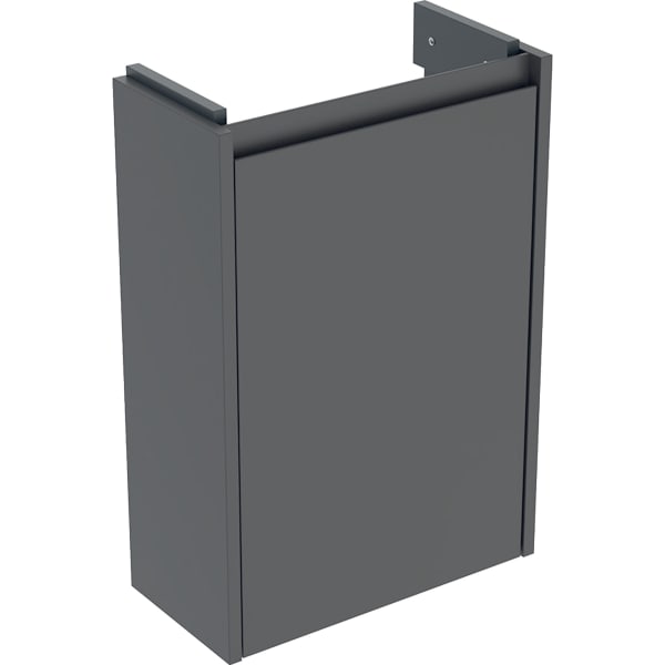 Geberit Renova Compact US für HWB, mit 1 Tür 41,2x60,5x20,1cm, lava/l. seidenmatt