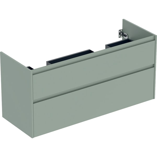 Geberit Unterschrank für DMWT, 2 Schubladen B:130cm, salbeigrün matt