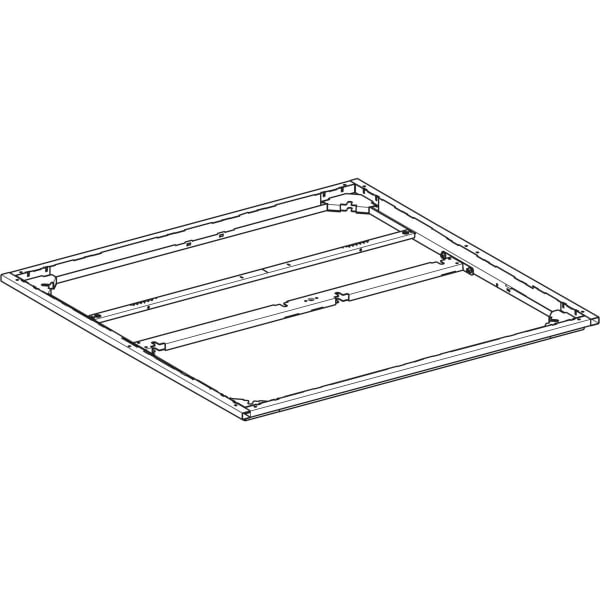 Geberit Duofix Installationsrahmen, 120x120cm für zehn Füße