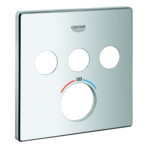 GROHE Rosette 49042 für SmartControl UP-THM eckig mit 3 ASV chrom