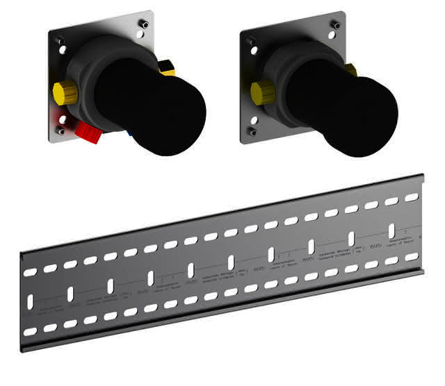 KEUCO Grundkörper-Set Arm.-Zub. 59951, f. EHM Set UP 2-W m.Schlauchan.