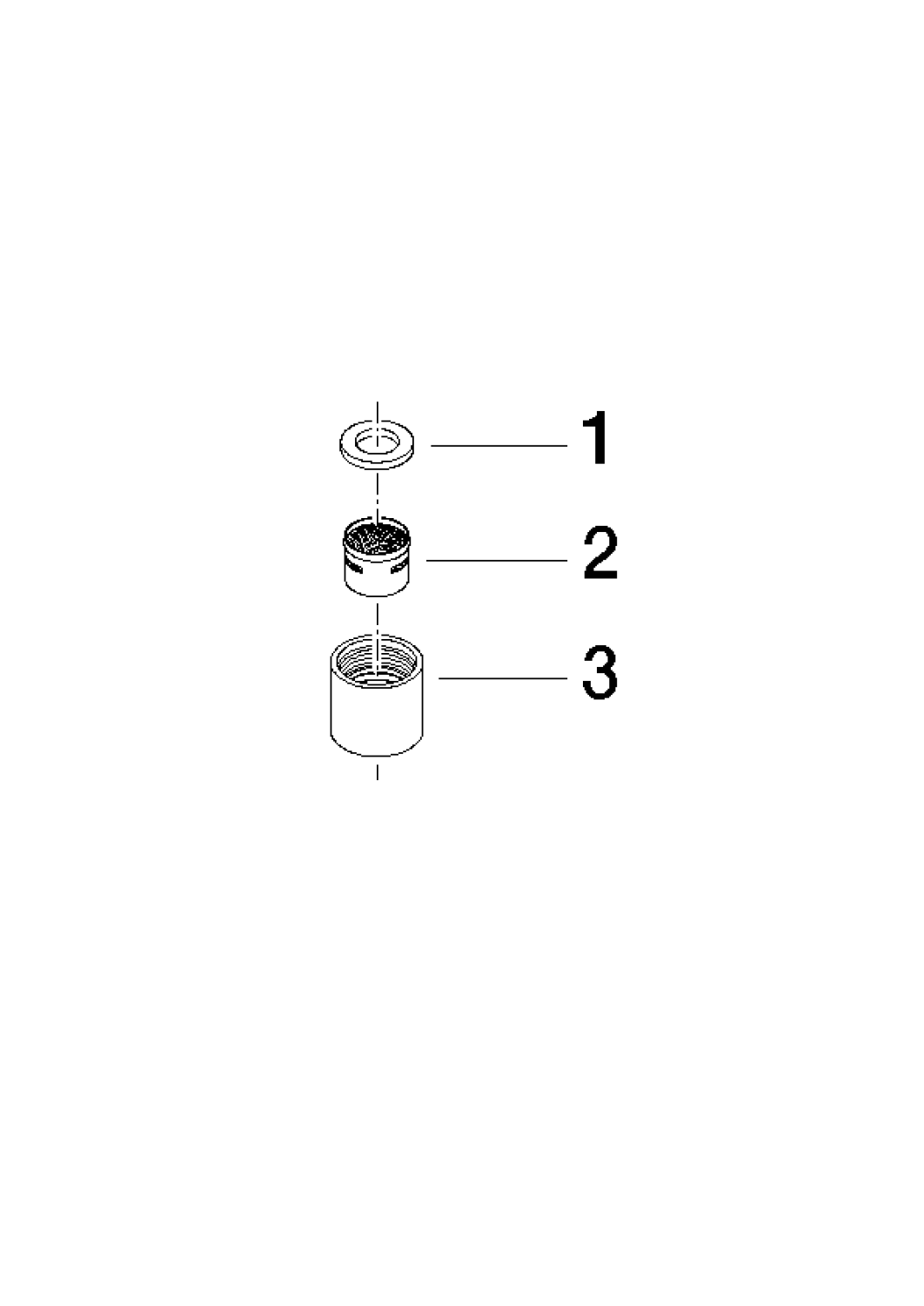 DO Luftsprudler ERSATZTEILE 90230101420 M18x1-IG Chrom