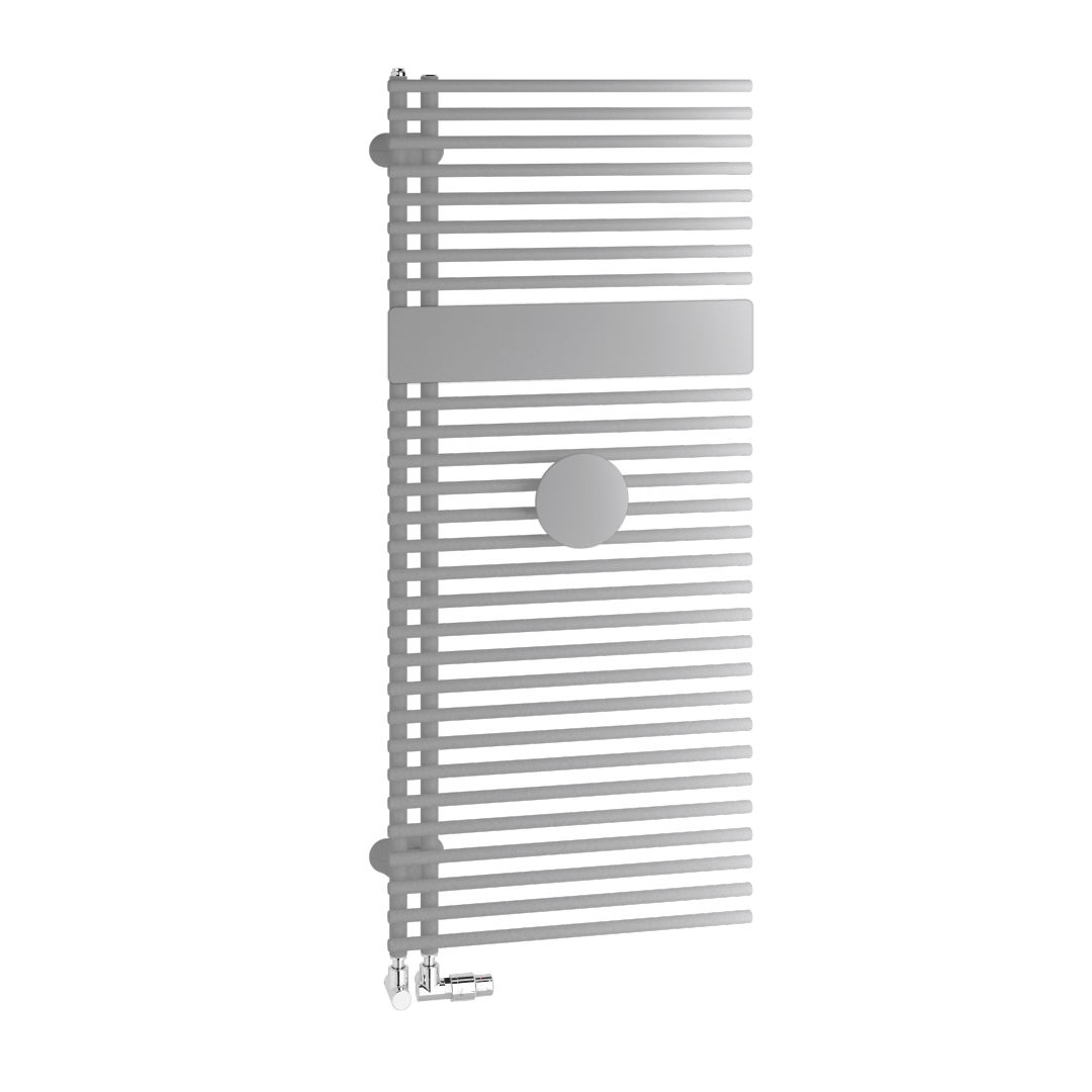 Kermi Credo Half round 1800x600x46mm QN840W,RAL9016/gls,Ausführung rechts