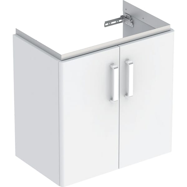 Geberit Renova Compact US 59,7cm für WT 65cm 2 Türen, 59,7x60,5x39,7cm, weiß