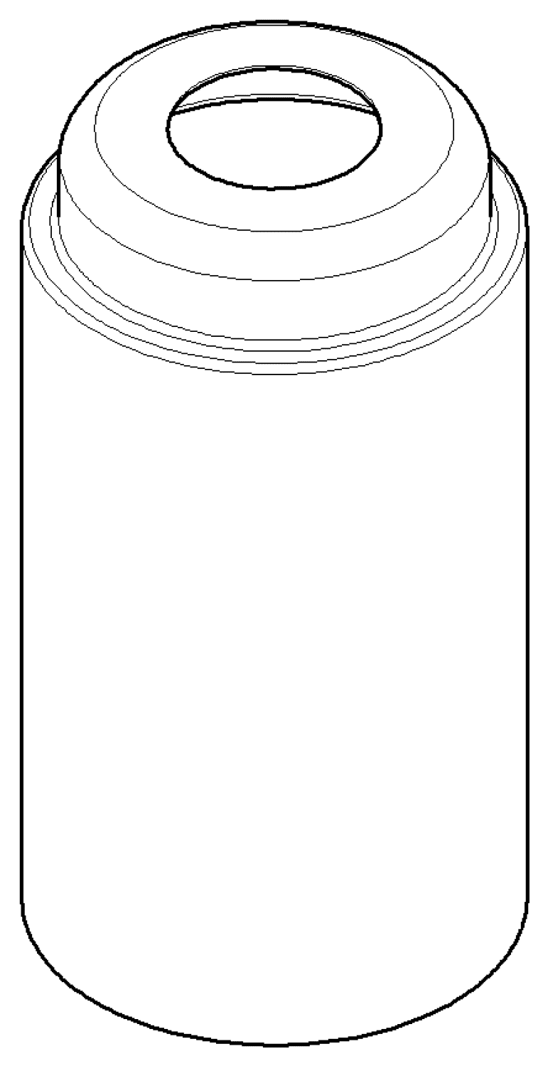 DO Haube ERSATZTEILE 091102113 D 52 x 97,5 mm Chrom