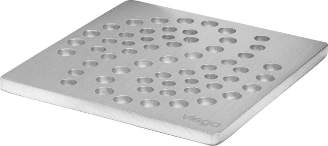 Viega Rost 4928.4 in 100x100mm Edelstahl matt-vernickelt