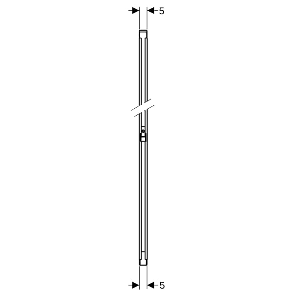Geberit Duofix Ständer für Trockenbauwand raumhoch, H:220-280 cm