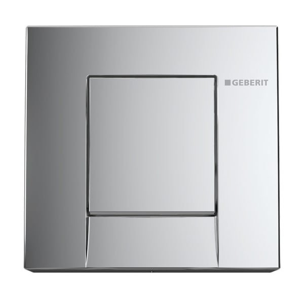 Geberit Bolero BetPl. für UR-Strg. mit pneumatischer Sp-Ausl, hgl. verchr.
