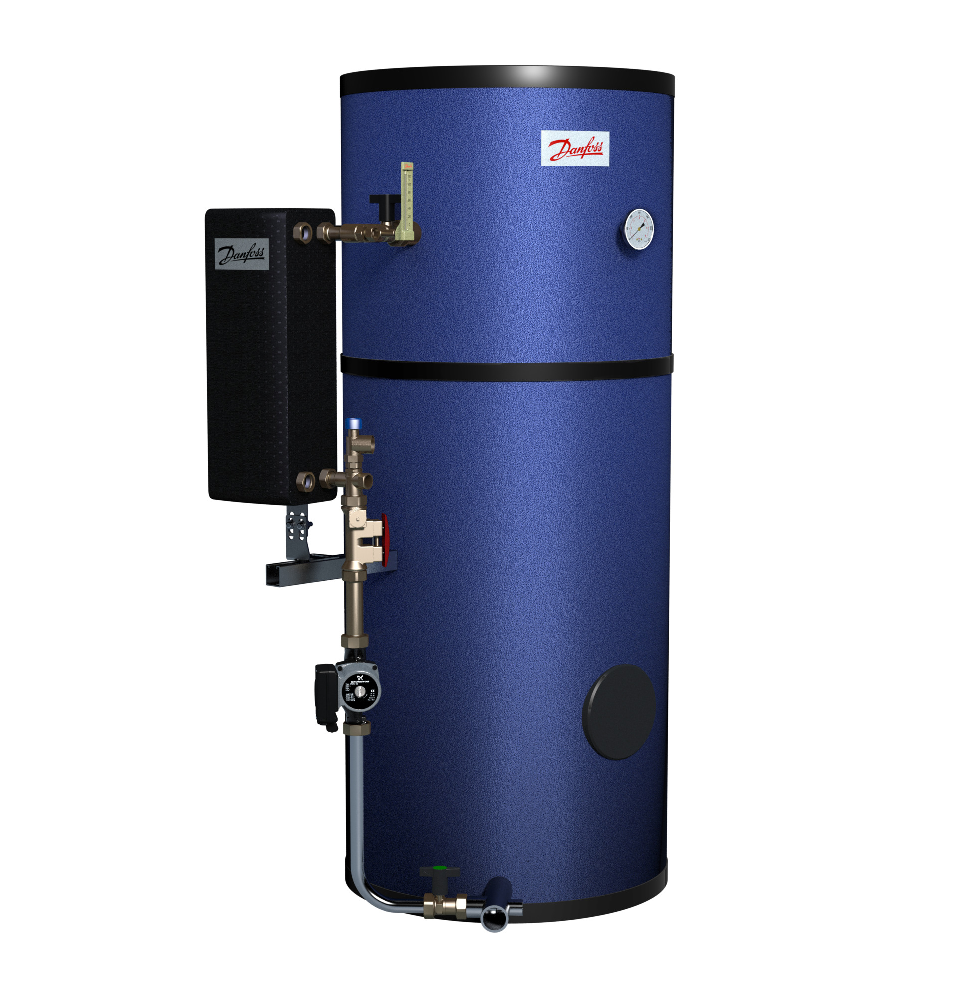 Danfoss TW-Legiomin-S 500-170-100 CuHEX Speicher 500l, Anschlussleistung 100kW