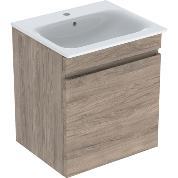 Geberit Renova Plan Set MWT m. US, 1 Schubl. 60x62,2x48cm, Nussbaum hickory Geberit Renova Plan Set MWT m. US, 1 Schubl. 60x62,2x48cm, Nussbaum hickory