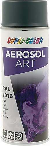 Buntlackspray AEROSOL Art grau matt RAL 7016 400 ml Spraydose Buntlackspray AEROSOL Art grau matt RAL 7016 400 ml Spraydose