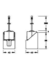 Batteriegerät 6 VDC Saniline-Armaturen