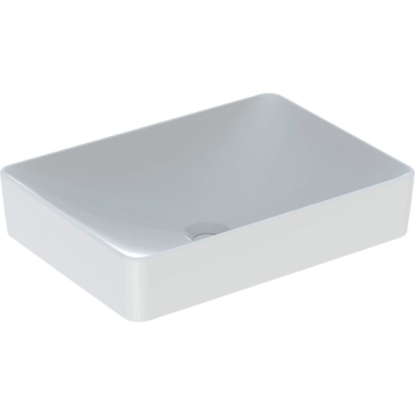 Geberit VariForm Aufsatz-WT, rechteckig 55x40cm, o. Hl, o. Ül., weiß