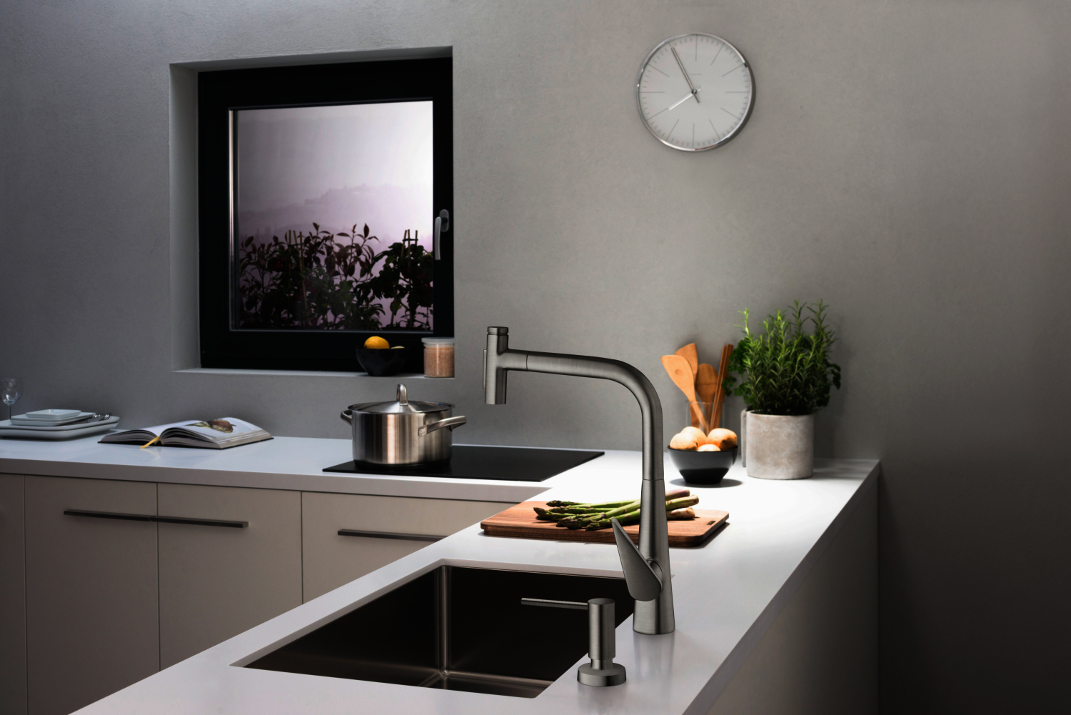 Hansgrohe Spültischmischer 300 Talis Select M51 Ausziehbrause 2jet sBox edelstahl-optik