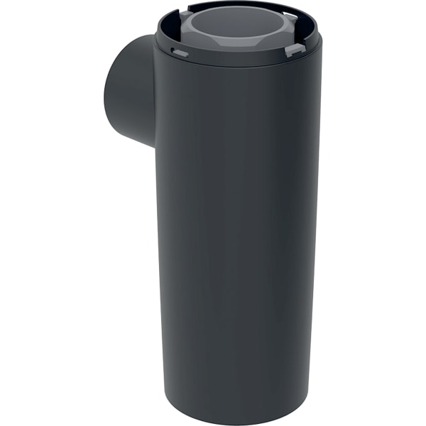 Geberit Waschbecken GV mit Tauchwand schwarz matt