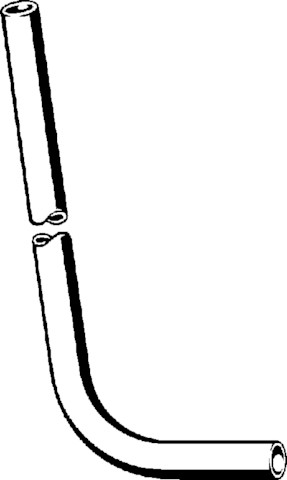 Viega Überlaufrohr 6814.1-651 in 450x150mm Kunststoff weiß