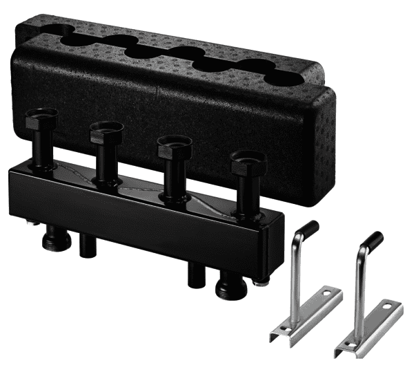OVENTROP-Verteilerbalken für Regumat DN 25, für 4 Heizkreise, Stahl