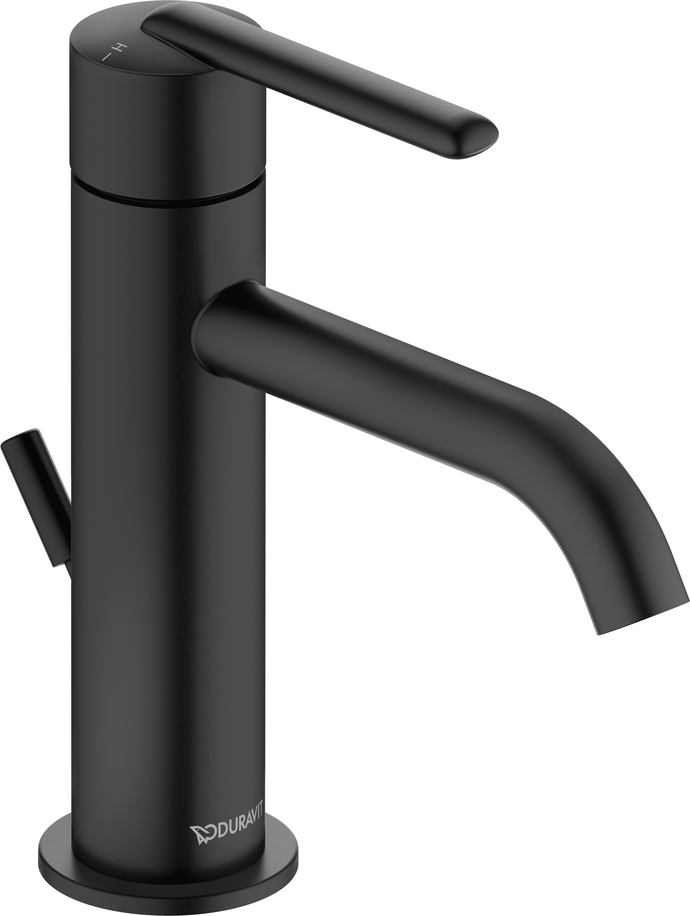 Duravit Balcoon, Einhebel-Waschtischm.S FreshStart,MinusFlow,m.Zugst.,Schwarz M.