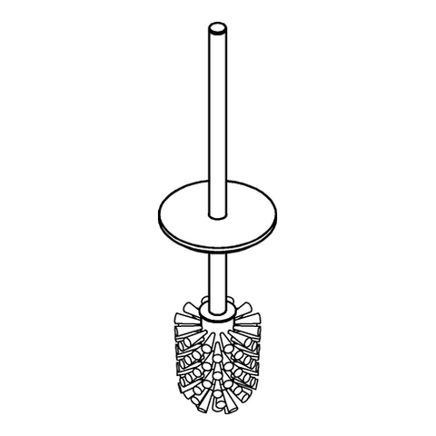 GROHE Ersatzbürste 40951 für Toilettenbürstengarnitur chrom