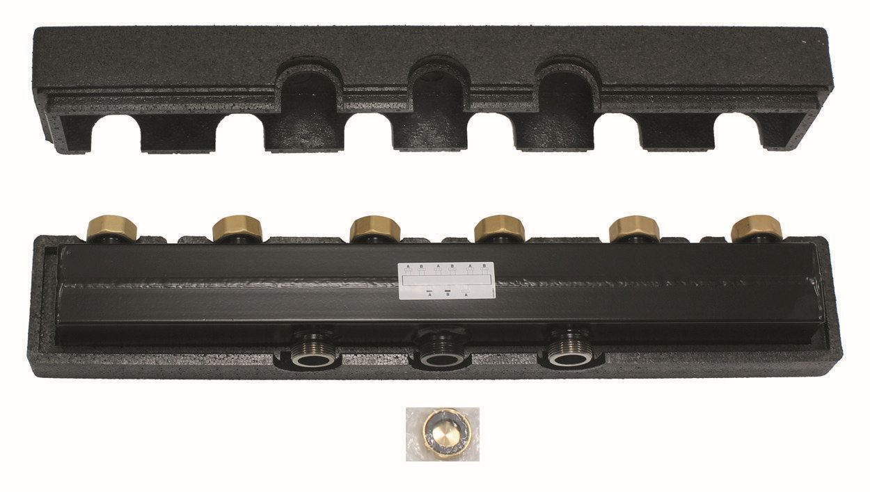 Vaillant Verteilerbalken für 3 Pumpengruppen Vaillant Verteilerbalken für 3 Pumpengruppen